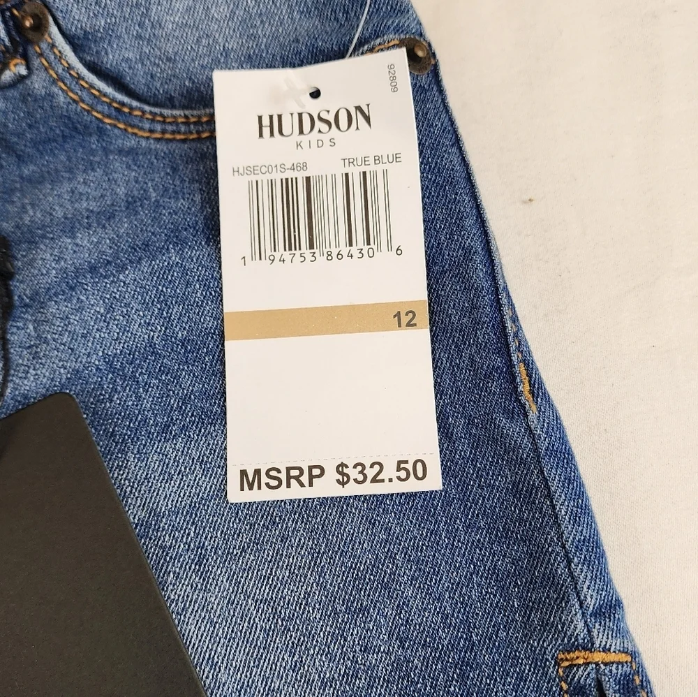 Hudson Kids Mid Rise Short Jeans Shorts